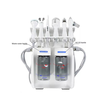 Máy làm sạch khuôn mặt 6 trong 1 oxy H2O2 Máy làm sạch khuôn mặt bong bóng nhỏ